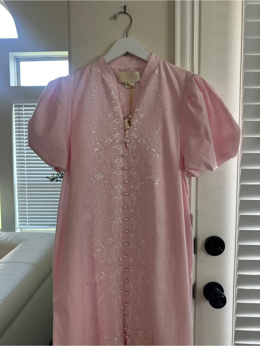 NWT MESTIZA NEW YORK Elliana Barong Midi Dress - Picture 8 of 13